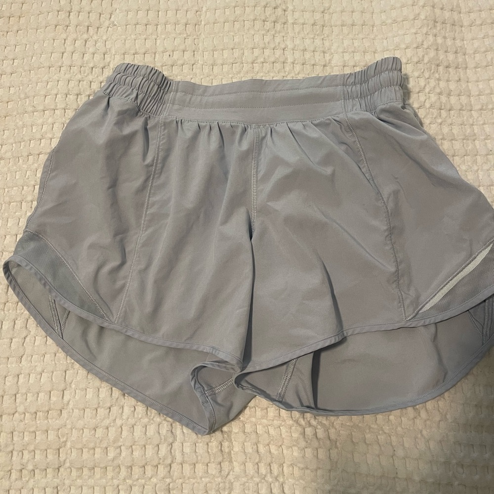 Baby blue lululemon shorts